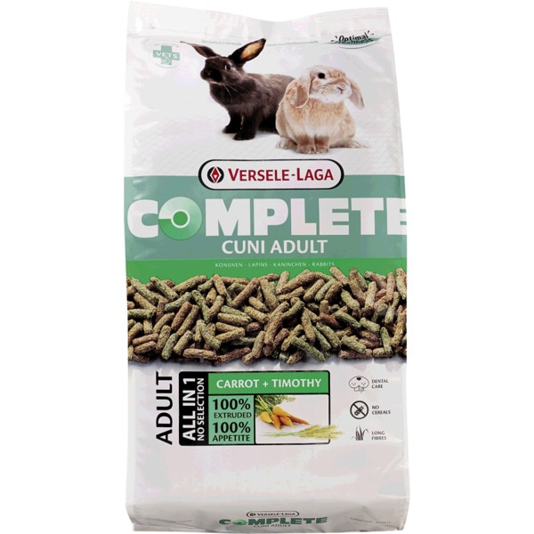 Alimento Para Coelho Adulto Com Cenoura E Erva-Dos-Prados 1.75 kg