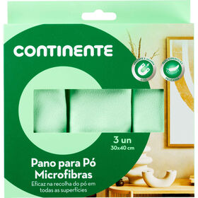 Pano Microfibras Pó 30X40Cm Continente 3 Un