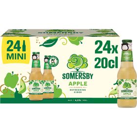 Sidra Com Álcool Maçã Somersby 24 X 20 cl