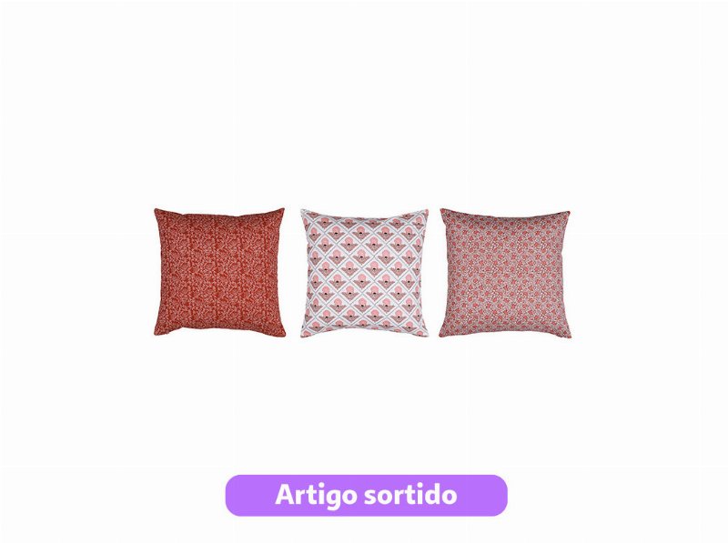 Almofada Actuel Mochaccino 45X45Cm Cores Sortidas