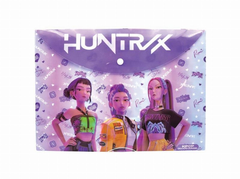 Capa Com Botão A4 K-Pop Demon Hunters