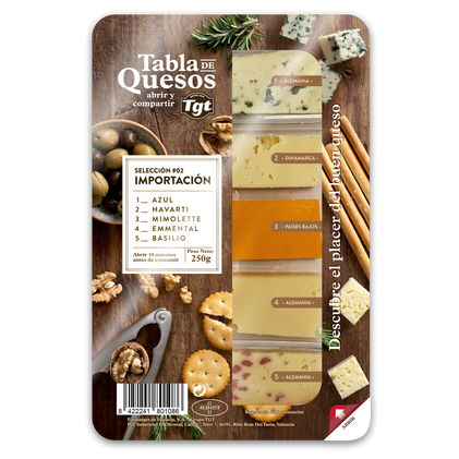 Tábua De Queijos Tgt 0.25Kg
