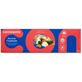 Sacos Para Congelar Com Zip 1Lt Continente 20 Un