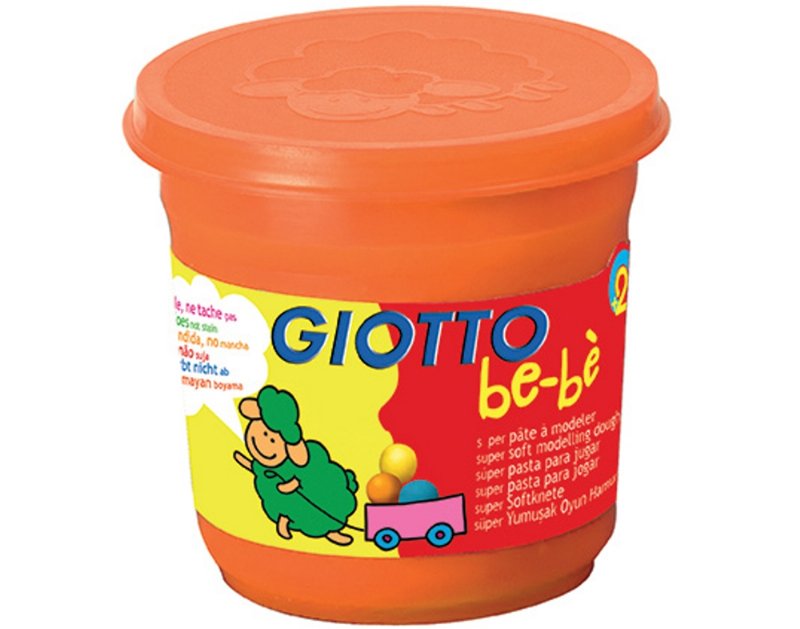 Pasta Modelar Giotto Be-Bé Laranja 220 g