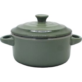 Mini Caçarola Para Forno Grés 700 ml Verde Kasa
