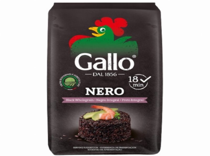 Arroz Integral Preto Riso Gallo 500 g