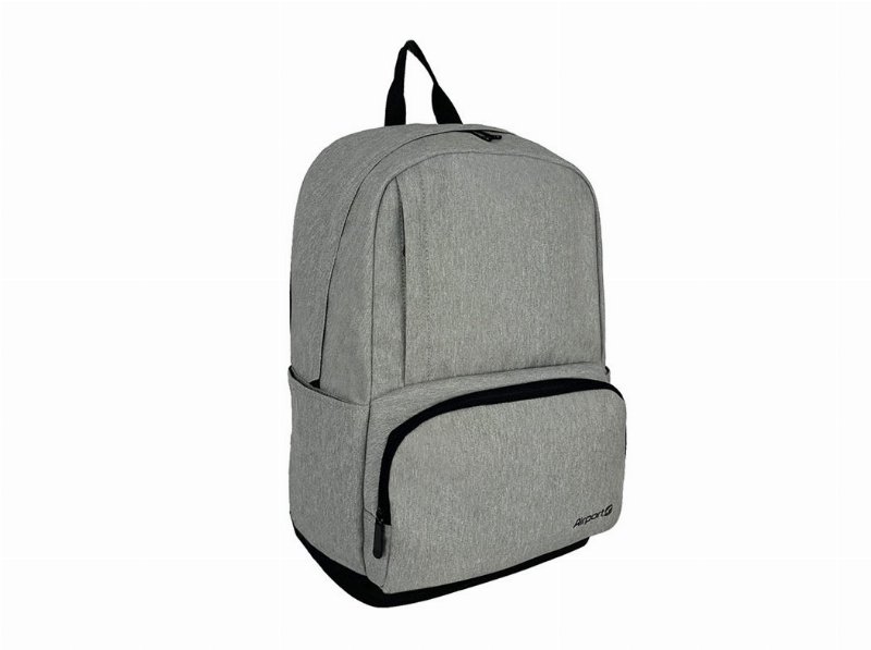 Mochila London Airport Cinzento Eco 43X30X15Cm