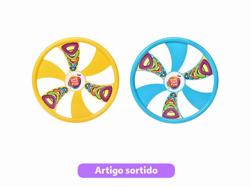 Disco Voador One Two Fun Ø30Cm Cores Sortidas