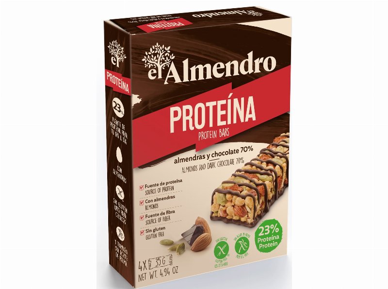 Barras De Cereais El Almendro Proteina E Choc.preto 140 g