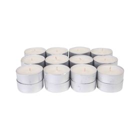 Conjunto 24 Velas Tealight Brancas Kasa