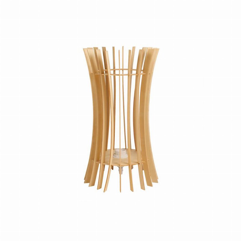 Hkh Candeeiro De Mesa Mdf Natural Palma