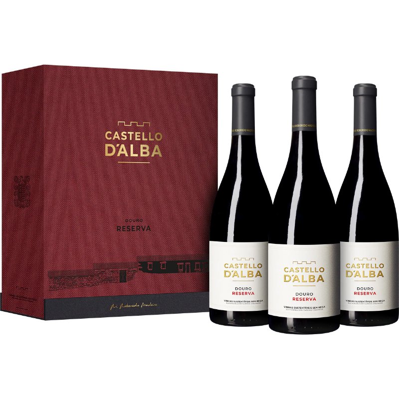 Vinho Tinto Do Douro Reserva Pack 3 Unidades 75 cl