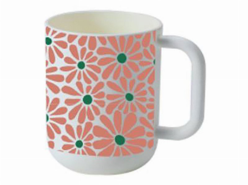 Caneca Porcelana Actuel Rosa 40 cl