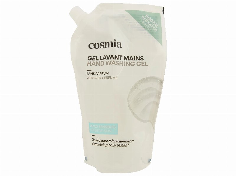 Sabonete Líquido Cosmia Recarga Puro Sem Perfume 500 ml