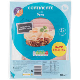 Fiambre De Peito De Peru Fatiado Continente 300 gr