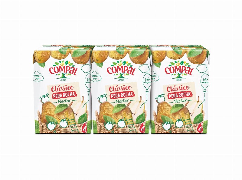 Néctar Compal Clássico Pera Rocha 3X0.20 l