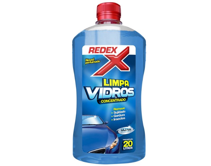 Limpa Vidros Concentado Redex Azul 500 ml