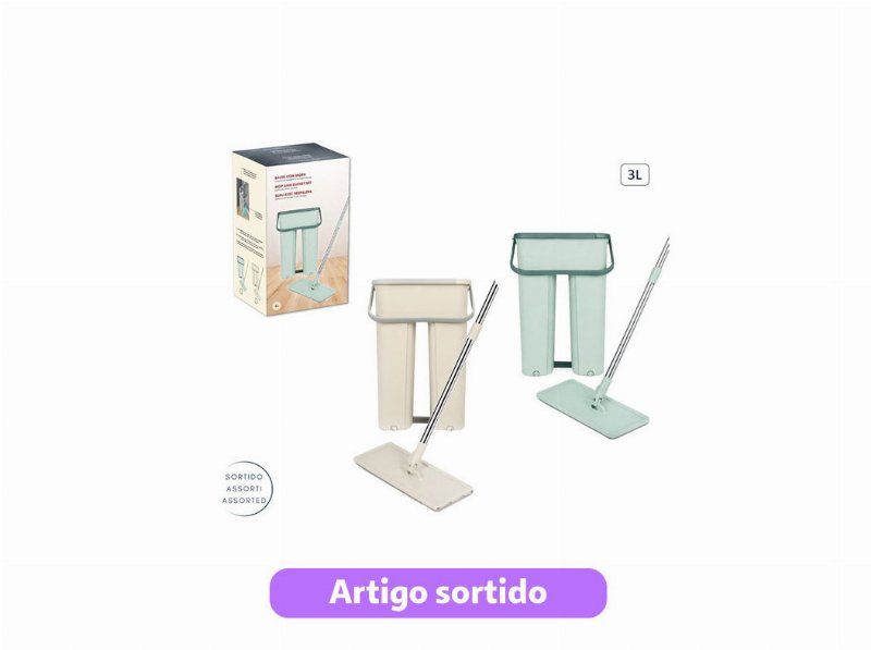 Mini Balde Com Mopa Anilar 3 l Cores Sortidas