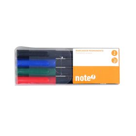 Marcador Permanente Cd Com 4 Cores Note! 4 Un