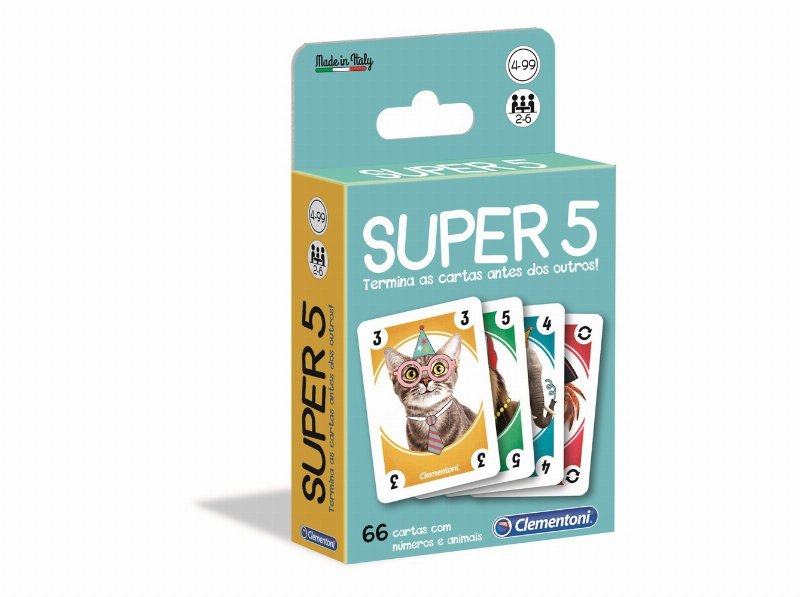 Jogo Cartas Clementoni Super 5