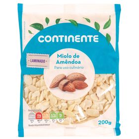 Miolo De Amêndoa Laminada Continente 200 gr