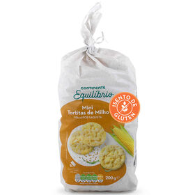 Tortitas De Milho Mini Sem Glúten Continente Equilíbrio 200 gr (8 Un)