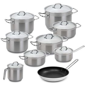 Trem Cozinha 9 Peças Aço Inoxidável Tejo Silampos