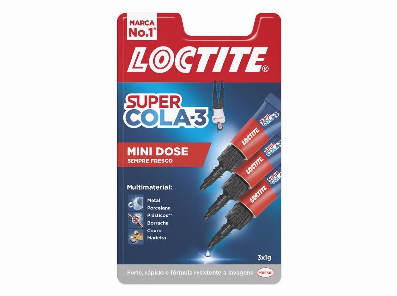 Super Cola 3 Loctite Mini Trio 3X1 g