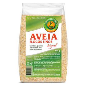 Flocos Aveia Finos Integral Cem Porcento 400 gr