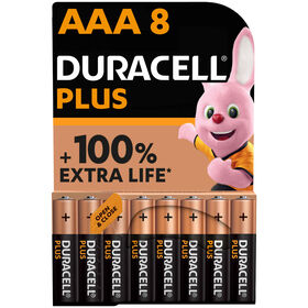Pilhas Aaa Plus Duracell 8 Un