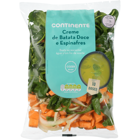 Preparado Para Creme De Batata Doce E Espinafres Continente 450 gr