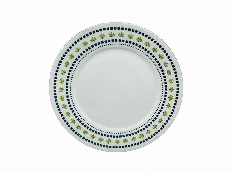 Prato Raso Actuel Porcelana Azul 26.5Cm