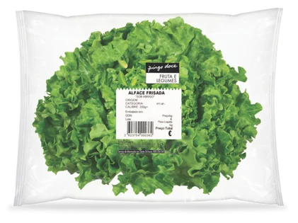 Alface Frisada Embalada Pingo Doce 0.49Kg