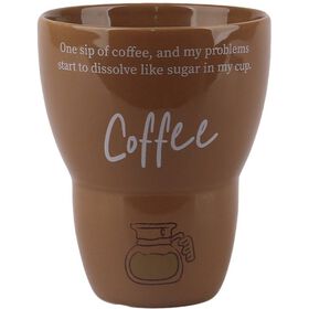 Copo 380 ml Coffee Castanho Kasa