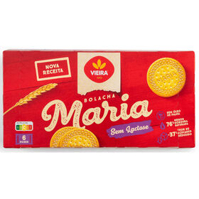Bolachas Maria Sem Lactose Vieira 150 gr (6 Un)