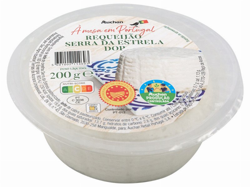 Requeijao Serra Da Estrela Dop Auchan À Mesa Em Portugal Cultivamos O Bom 200 g