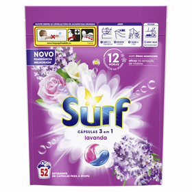 Detergente Máquina Roupa Cápsulas Lavanda Surf