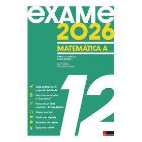 Exame 2026 - Matemática A - 12.º Ano