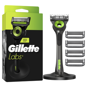 Máquina De Barbear Neon Night + 5 Recargas Gillette Labs 1 Un
