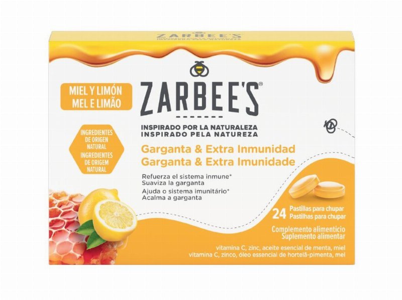 Pastilhas Zarbees Mel Limão 24Un