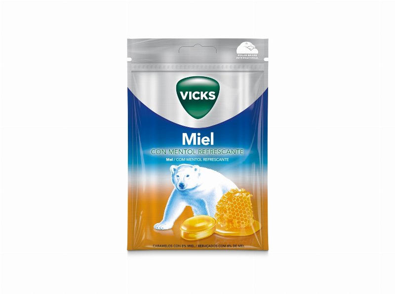 Rebuçados Vicks Mel 72 g