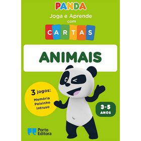 Panda - Joga E Aprende Com Cartas - Animais