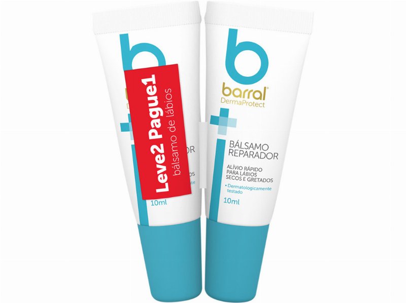 Bálsamo Barral Labial Dermaprotect 2X10 ml Leve 2 Pague 1
