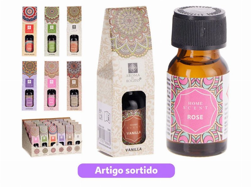 Óleo Perfumado 6 Fragrâncias 15 ml Modelos Sortidos
