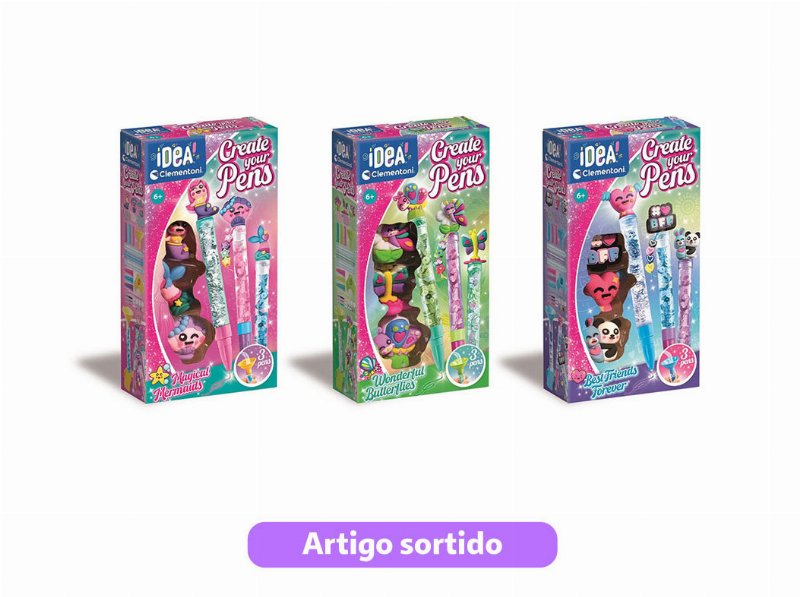 Create Your Pens 1 Clementoni Idea Modelos Sortidos