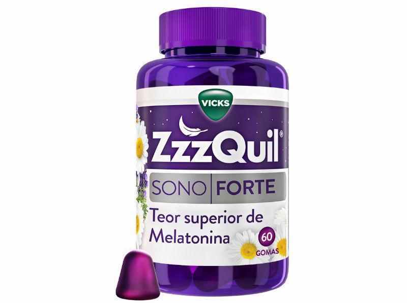 Suplemento Vicks Zzzquil Sono Forte Gomas