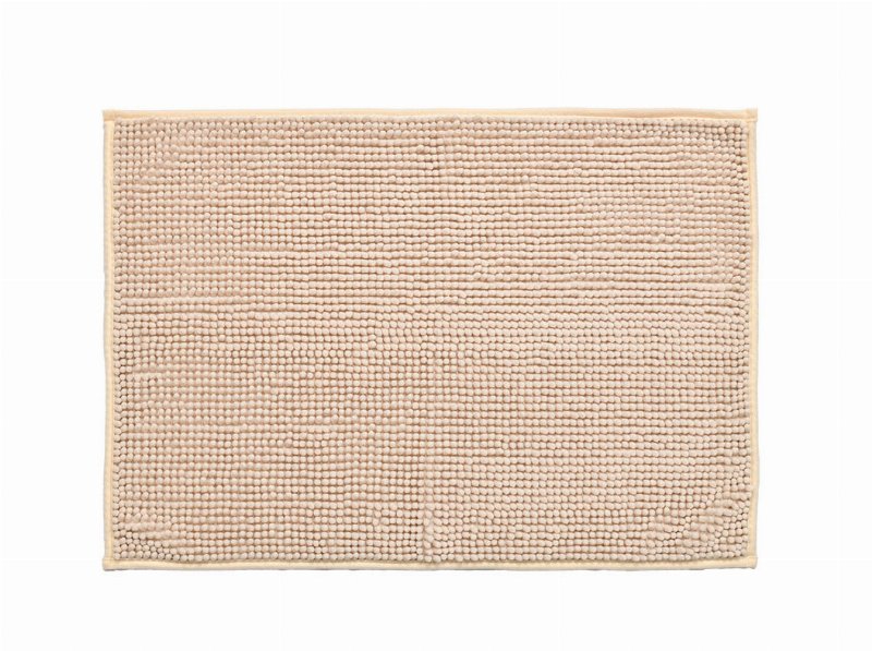 Tapete Casa Banho Actuel Microfibra Reciclado Bege 50X70Cm