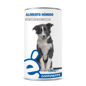 Comida Húmida Para Cão Adulto Vaca E Frango É Continente 1,2 kg