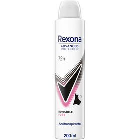 Desodorizante Spray Invisible Pure 72H Rexona 200 ml