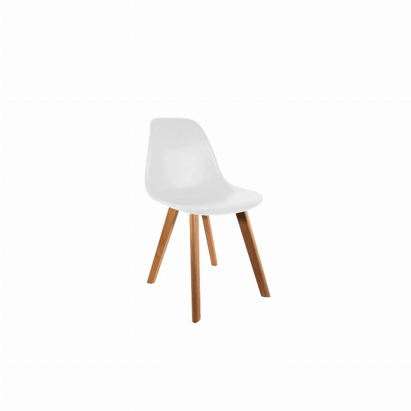 Cadeira Escandinava Infantil Branca 35 X 37 X 57,5 Cm